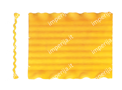 Фильера per produzioone di pasta secca, lasagna con bordi lisci e ondulati. №583/02